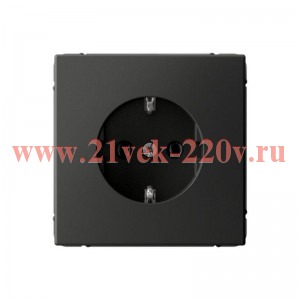 Розетка ArtGallery 2P+E 16А базальт Systeme Electric