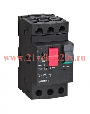 Автомат защиты двигателя GM2ME 20-25A комбинированный расцепитель Systeme Electric