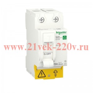 УЗО RESI9 2П 63А 100мА AC 230В Schneider Electric 2м