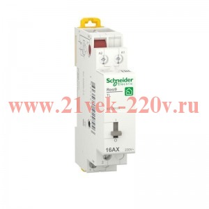 Импульсное реле Schneider Electric RESI9 TL 16A 1 полюс 1НО 230В АС 50ГЦ 1 модуль