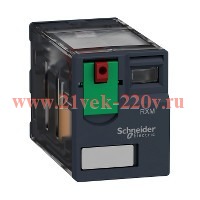 Миниатюрное реле Schneider Electric Zelio Relay RXM 4 контакта 230В AC 6A