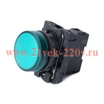 Лампа сигнальная SB5 в сборе модульная 22мм 230-240В AC зел. SE SB5AVM3