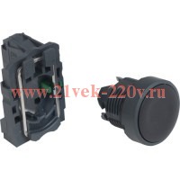 Кнопка Schneider Electric XB5AA21 c возвратом 22мм черная