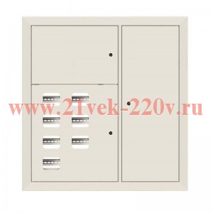 Щит этажный 7кв. RAL9001 (1000х950х150) Basic EKF mb28-v-7-r9001