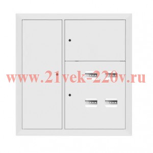 Щит этажный 4кв. RAL9003 со слабот. отсеком слева (1000х950х160) PROxima EKF mb29-v-4z-ral9003