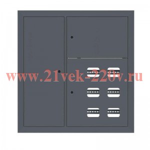 Щит этажный 6кв. слаботочка слева RAL7016 (1000х950х150) PROxima EKF mb29-v-6z-ral7016