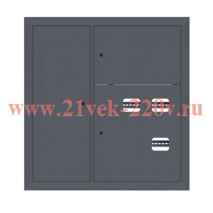 Щит этажный 3кв. слаботочка слева RAL7016 (1000х950х150) PROxima EKF mb29-v-3z-ral7016