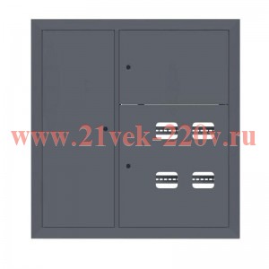 Щит этажный 4кв. слаботочка слева RAL7024 (1000х950х150) PROxima EKF mb29-v-4z-ral7024