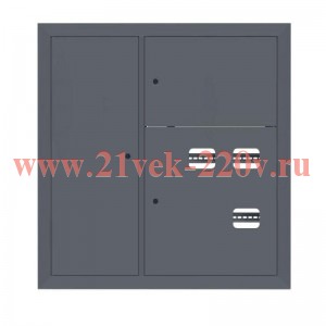 Щит этажный 3кв. слаботочка слева RAL7024 (1000х950х150) PROxima EKF mb29-v-3z-ral7024