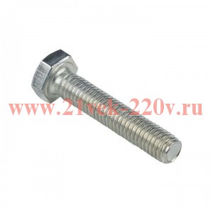 Болт с шестигранной головкой М8х40 DIN 933 INOX EKF b6grm8x40-INOX