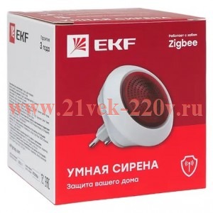 Сирена умная Zigbee Connect EKF is-sr-sb