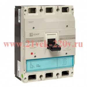 Выключатель автоматический 3п 630/630А 50кА ВА-99М-ОМ PROxima EKF mccb99-630-630m-om