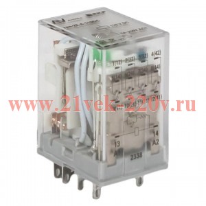 Реле промежуточное RPA 22/3 6A 110В DC AVERES EKF rpa-22-3-110DC