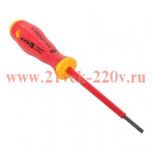 Отвертка Professional SL2.5х0.4мм VDE 1000В EKF sl-2.5-0.4-pro-in