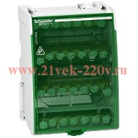 Распределительный блок Schneider Electric (4х7) 28 отверстий 100А