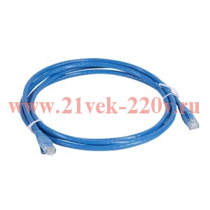 Шнур RJ-45 категория 6 неэкранированный ПВХ 2м