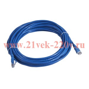 Шнур RJ-45 категория 6 неэкранированный ПВХ 10м