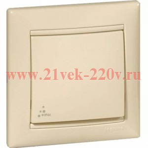 Переключатель IP44 Legrand Valena слоновая кость