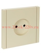 Розетка без заземления FORTE&PIANO FP418 10А ваниль IEK