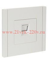 Розетка компьютерная RJ45 кат.6 FORTE&PIANO FP231 белый IEK