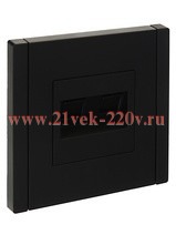 Розетка компьютерная 2-ая RJ45 кат.5E FORTE&PIANO FP133 черный IEK