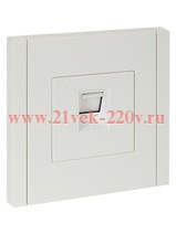 Розетка компьютерная RJ45 кат.5E FORTE&PIANO FP232 белый IEK