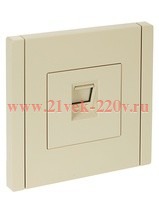 Розетка компьютерная RJ45 кат.6 FORTE&PIANO FP431 ваниль IEK