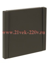 Выключатель одноклавишный с индикацией FORTE&PIANO 10А FP302 серый IEK