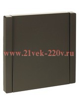 Переключатель одноклавишный с индикацией FORTE&PIANO FP304 10А серый IEK