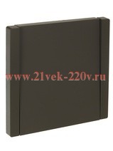 Выключатель одноклавишный FORTE&PIANO FP301 10А серый IEK