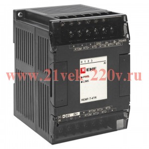 Модуль ввода термосопротивлений REMF 4 PRO-Logic EKF REMF-T-4TR