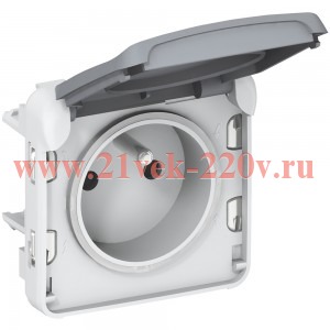 Plexo Роз. 2К+З фр сер LEGRAND