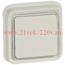 Переключатель IP55 скрытый монтаж Legrand Plexo, белый