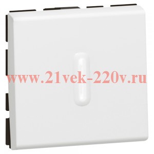 Переключатель на 2 напр 20 А Legrand Mosaic с подсветкой -2М