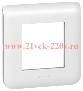 Рамка Legrand Mosaic 2 модуля белая