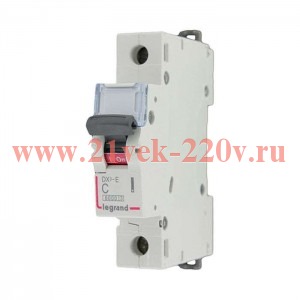 Автоматический выключатель Legrand DX3-E C10 1П 6000/6kA