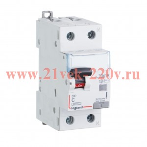 Дифавтомат Legrand DX3 АВДТ 1П+Н C10А 30MA тип A