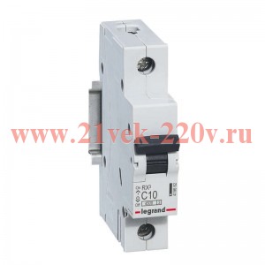 Автоматический выключатель Legrand RX3 1П 10A 4,5кА C