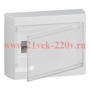 Щит Legrand Nedbox накладной на 12 (+1) модулей с шинами N+PE с металлической дверью