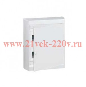 Щит Legrand Nedbox накладной на 24 (+2) модуля с шинами N+PE с белой дверью