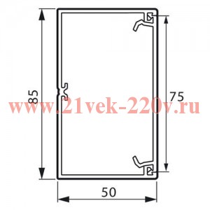 Кабель-канал 85x50мм Legrand METRA