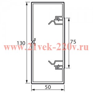 Кабель-канал 130x50мм Legrand METRA