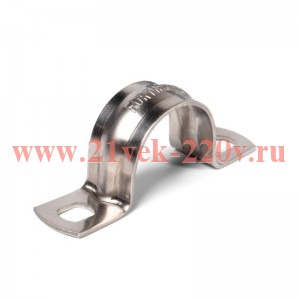 Fortisflex Скоба метал. двухлапковая СМД(INOX) 19-20