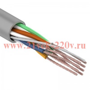 Кабель UTP 4PR 24AWG CAT5e 305м STRANDED REXANT