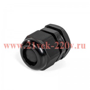 Ввод кабельный пластиковый PG 63 (42-50 мм) черн. (уп.5шт) Fortisflex 89070