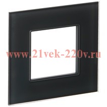 Рамка 1-м SKANDY SK-F21G стекло графит IEK SK-M12-G-K53