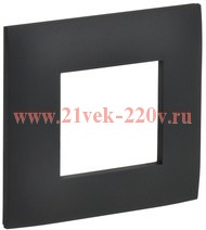 Рамка 1 пост SKANDY SK-F01G графит IEK