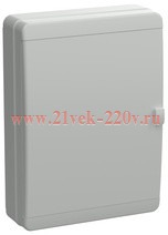 Щит накладной пластиковый КМПн-54 TEKFOR 54м (3х18) серый IP65 IEK (01-03-065)