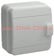 Щит накладной пластиковый КМПн-6 TEKFOR 6м серый IP65 IEK (01-03-085)