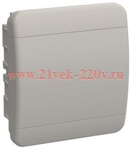 Щит встраиваемый пластиковый ЩРВ-П-8 TEKFOR 8м белый IP41 IEK (01-02-005)